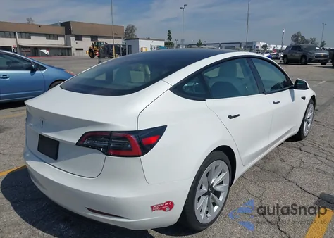 2021 Tesla Model 3 Standard Range Plus Rear-Wheel Drive из США, поврежденный, VIN 5YJ3E1EA6MF989726